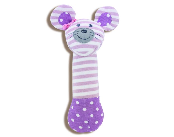  ORGANIC FARM BUDDIES Hochet Pouet Pouet - Ballerina Mouse  (1)