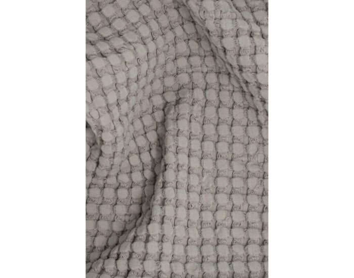 KADOLIS Couverture en Coton Bio - Paros Taupe (1)