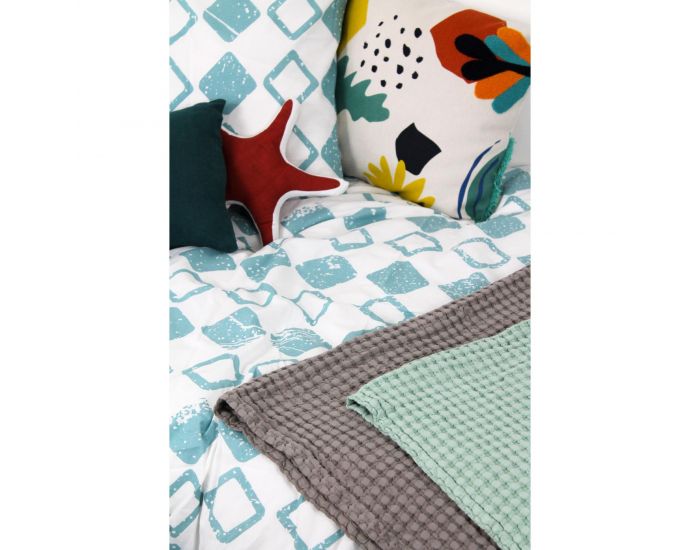 KADOLIS Couverture en Coton Bio - Paros Taupe (7)