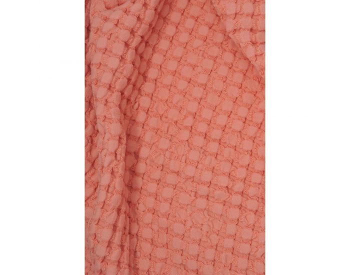 KADOLIS Couverture en Coton Bio - Paros Rose poudr (3)