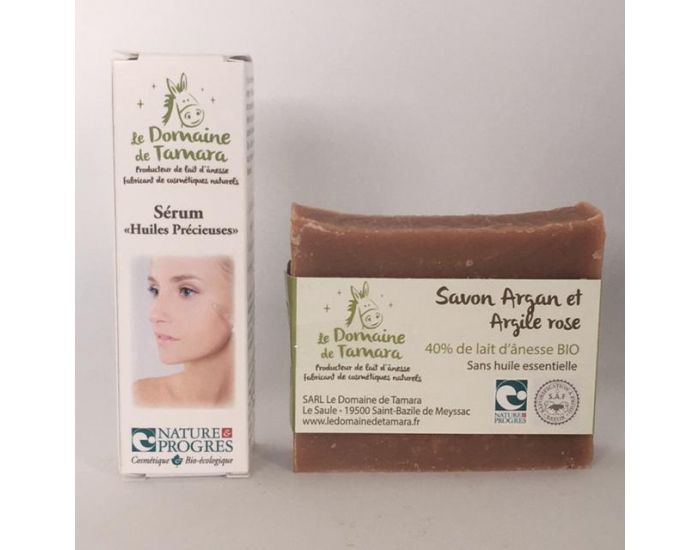 LE DOMAINE DE TAMARA Coffret Femme Srum Huiles Prcieuses + Savon Argan + Baume rparateur (1)