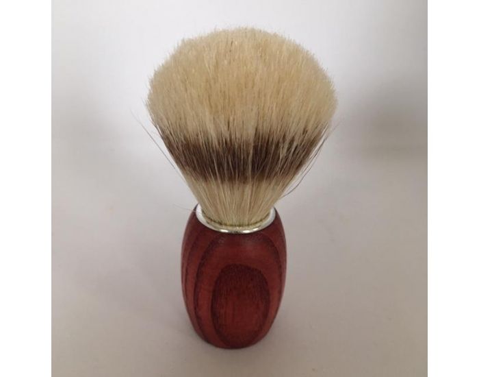 LE DOMAINE DE TAMARA Blaireau fr�ne teint�, soie naturelle + Savon � barbe (2)