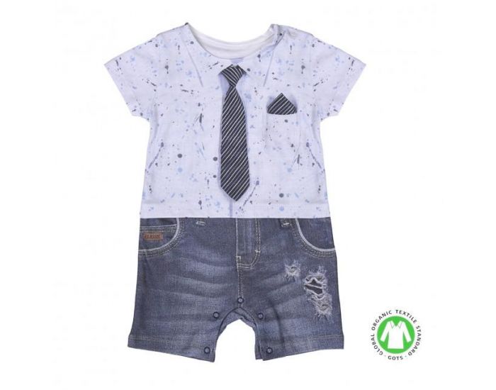 SEVIRA KIDS Combishort Barboteuse Bb Gaspard Bleu (5)