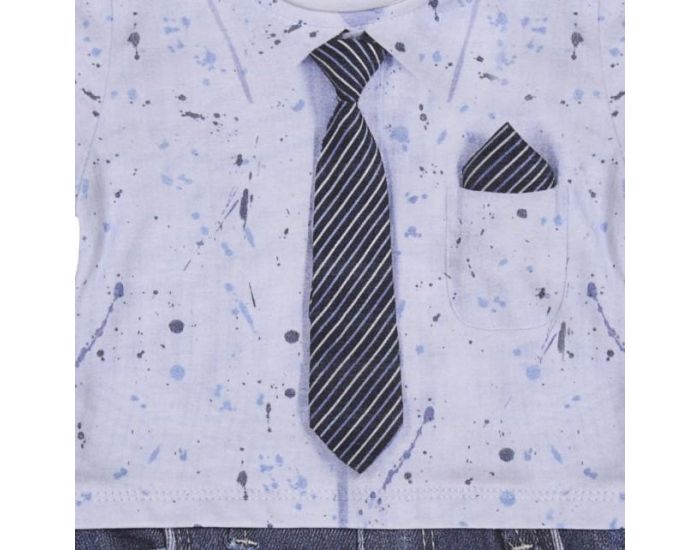 SEVIRA KIDS Combishort Barboteuse Bb Gaspard Bleu (6)