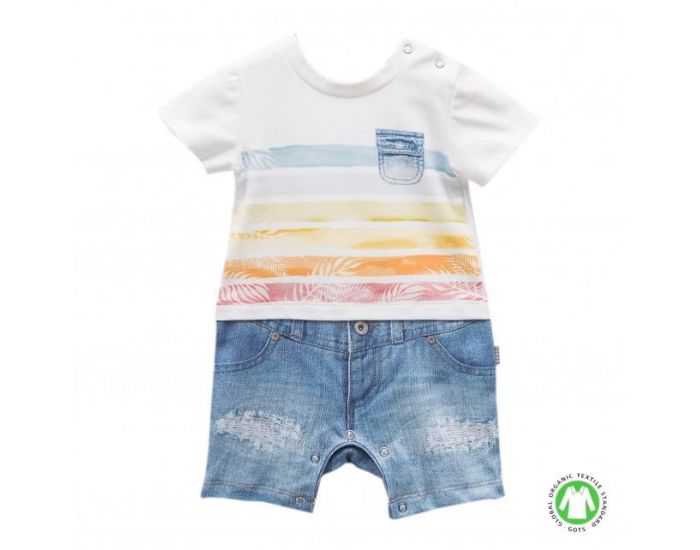 SEVIRA KIDS Combishort Barboteuse Bb - Oscar Bleu (5)