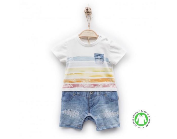 SEVIRA KIDS Combishort Barboteuse Bb - Oscar Bleu (8)