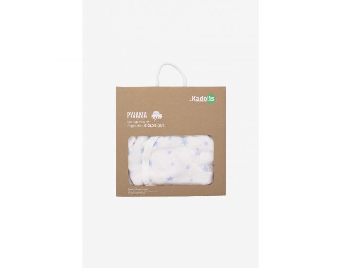KADOLIS Pyjama Bb en Coton Bio - Imprim toiles Gris (8)