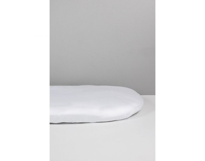 KADOLIS Alse Drap Housse 2 en 1 Berceau/Landau Blanc (2)