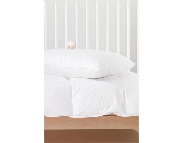 KADOLIS Oreiller Duvet et Plume Blanc (4)