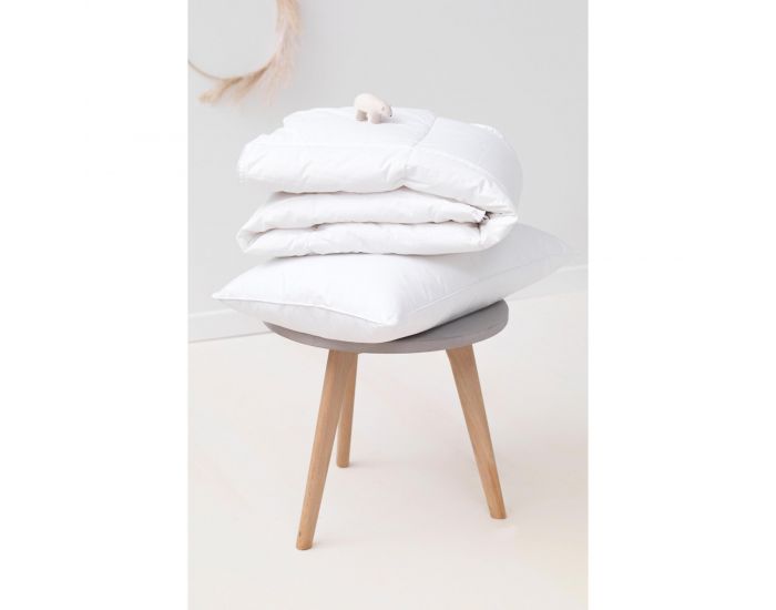 KADOLIS Oreiller Duvet et Plume Blanc (5)
