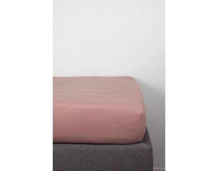 KADOLIS Drap housse COTON BIO pour lit Bb - Bleu (42)