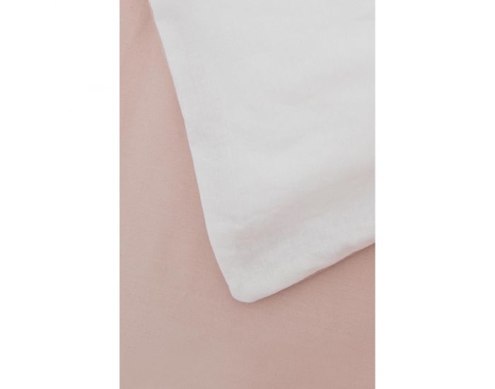 KADOLIS Housse de couette Adulte en coton bio + 2 taies Bicolores Beige (2)