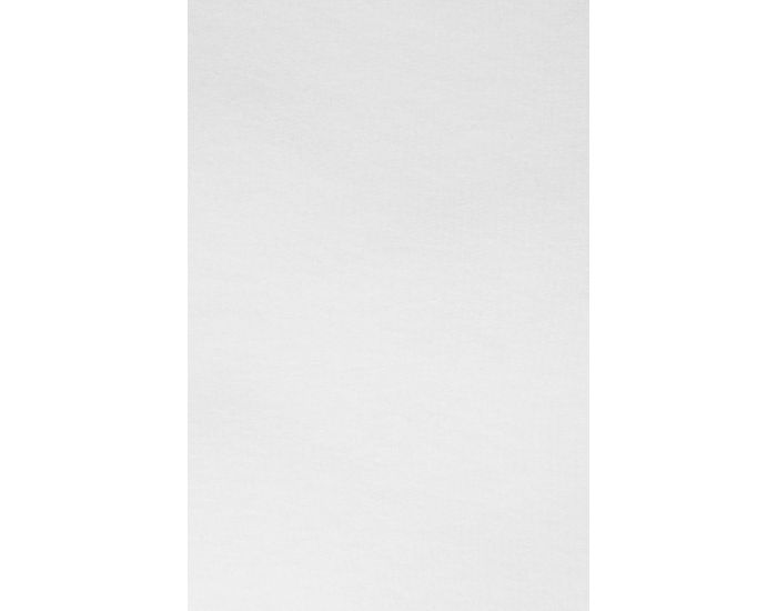 KADOLIS Drap Housse en Coton Bio - Berceau/landau Blanc (3)