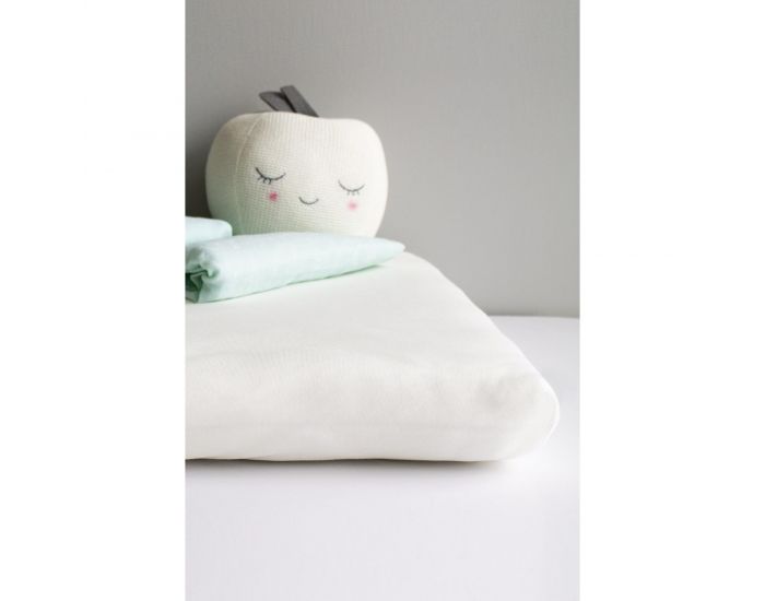 KADOLIS Drap Housse en Coton Bio - Berceau/landau Rose poudr (15)