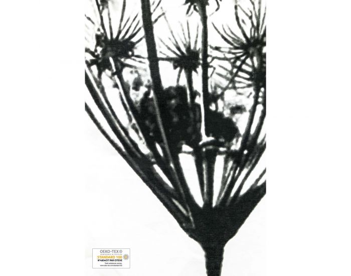 KADOLIS Housse de couette adulte en coton bio blanc avec inscription + taies (5)