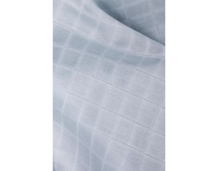 KADOLIS Lot de 2 Maxi langes 100% Coton Bio imprims Etoiles Bleu ciel 120 x 120 cm (28)