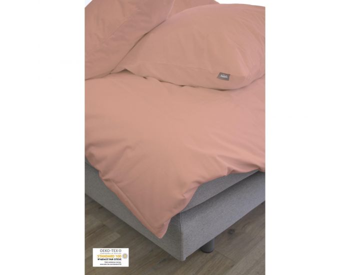 KADOLIS Housse de couette adulte + taies Coton bio Blanc (8)