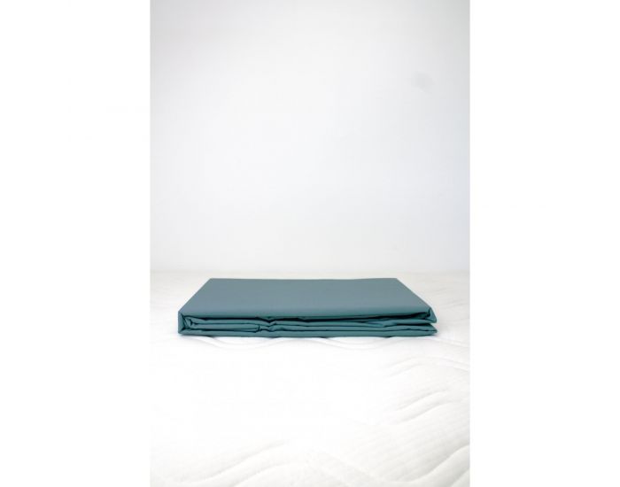 KADOLIS Housse de Couette enfant unie + taie Coton bio Rose poudr 140 x 200 cm (6)