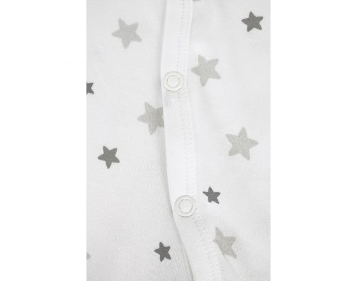 KADOLIS Pyjama Bb Et en Jersey de coton Bio - Etoiles grises (8)