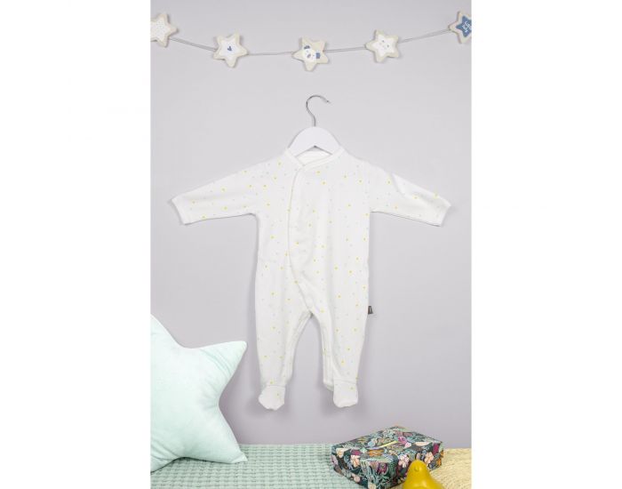 KADOLIS Pyjama Bb t en Jersey de Coton bio - Motifs Triangles (6)