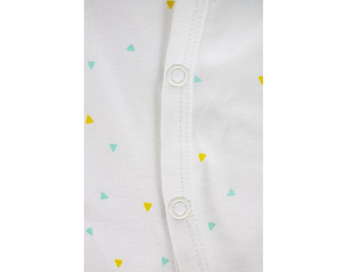 KADOLIS Pyjama Bb t en Jersey de Coton bio - Motifs Triangles (9)