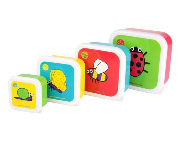 TUMTUM Lot de 4 Boites gigognes Bugs (6)