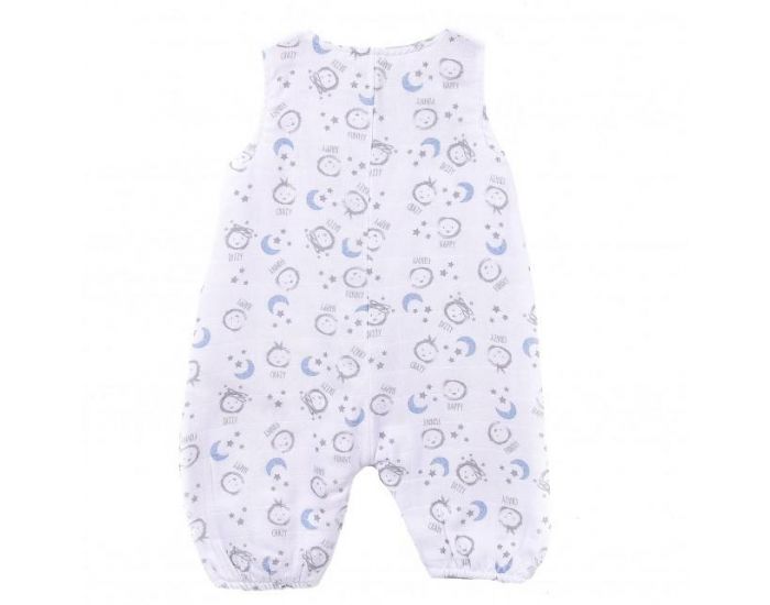 SEVIRA KIDS Gigoteuse  pieds en mousseline de coton biologique - Bb Bleu (9)