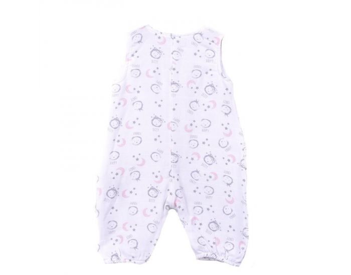 SEVIRA KIDS Gigoteuse  pieds en mousseline de coton biologique - Bb Rose (1)