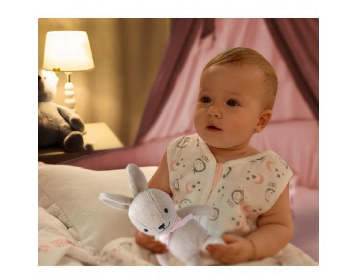 SEVIRA KIDS Gigoteuse  pieds en mousseline de coton biologique - Bb Rose (12)