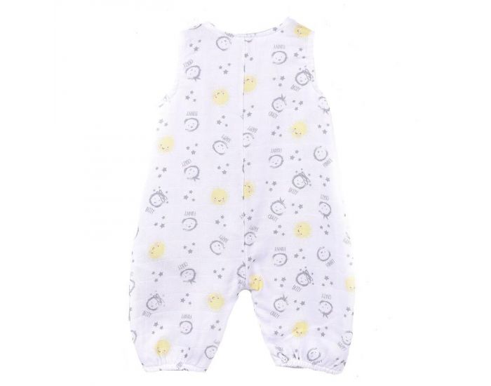 SEVIRA KIDS Gigoteuse  pieds en mousseline de coton biologique - Bb Jaune (1)