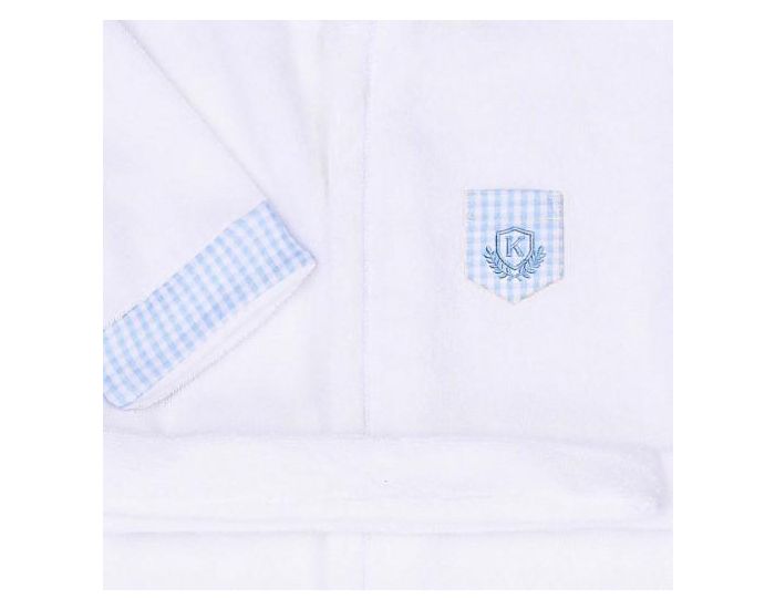 SEVIRA KIDS Peignoir bb et enfant  capuche en coton bio GOTS - Dreams Bleu (2)