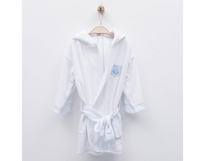 SEVIRA KIDS Peignoir bb et enfant  capuche en coton bio GOTS - Dreams Bleu (14)