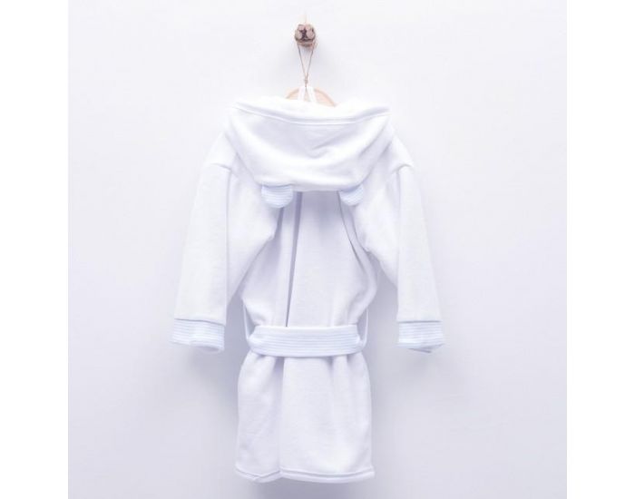 SEVIRA KIDS Peignoir bb et enfant  capuche en coton bio GOTS - Dreams Bleu (15)