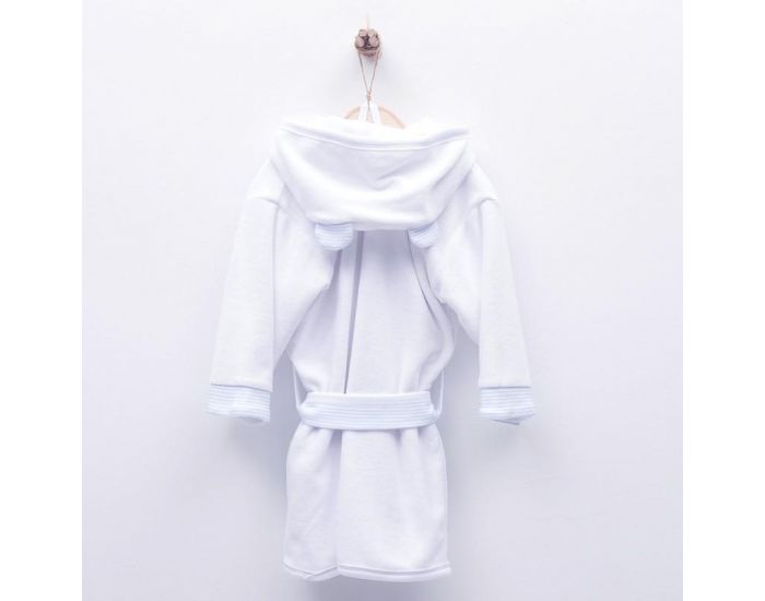 SEVIRA KIDS Peignoir bb et enfant  capuche en coton bio GOTS - Dreams Bleu (6)