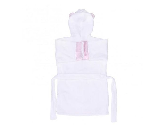 SEVIRA KIDS Peignoir bb et enfant  capuche en coton bio GOTS - Dreams Rose (1)