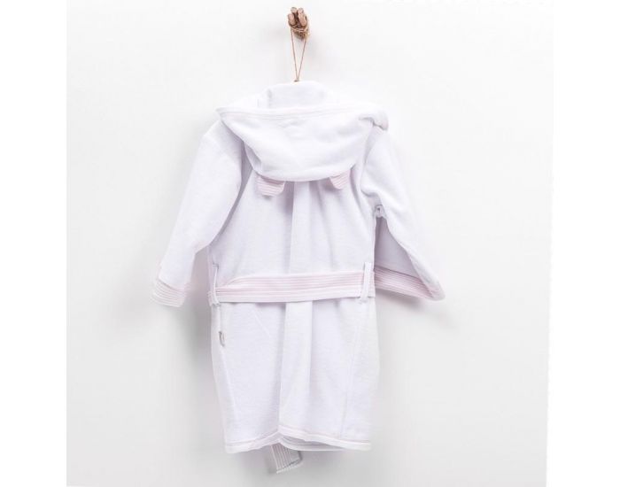SEVIRA KIDS Peignoir bb et enfant  capuche en coton bio GOTS - Dreams Rose (8)