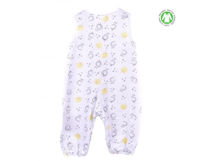 SEVIRA KIDS Gigoteuse  pieds en mousseline de coton biologique - Collection Enfant Jaune (1)