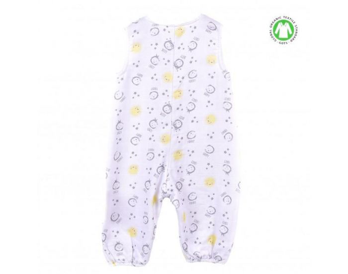SEVIRA KIDS Gigoteuse  pieds en mousseline de coton biologique - Collection Enfant Jaune (10)