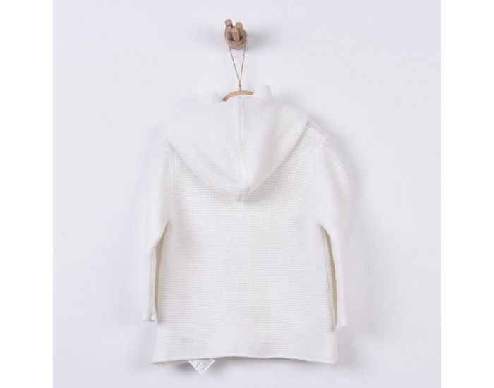 SEVIRA KIDS Cardigan bb en tricot - maille de coton biologique cru (3)