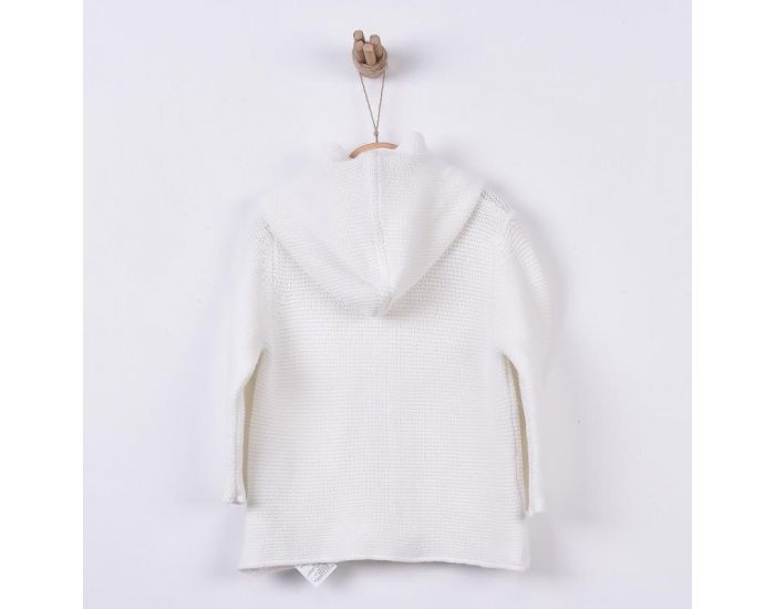 SEVIRA KIDS Cardigan bb en tricot - maille de coton biologique cru (6)