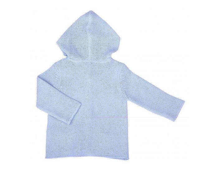 SEVIRA KIDS Cardigan bb en tricot - maille de coton biologique Bleu (1)