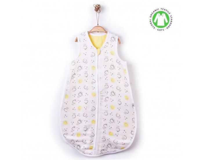 SEVIRA KIDS Gigoteuse lgre en mousseline de coton biologique - Dreams Jaune (16)