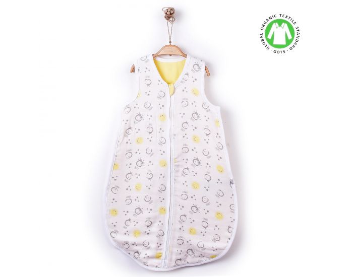 SEVIRA KIDS Gigoteuse lgre en mousseline de coton biologique - Dreams Jaune (3)