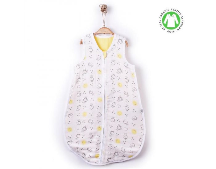 SEVIRA KIDS Gigoteuse lgre en mousseline de coton biologique - Dreams Jaune (4)