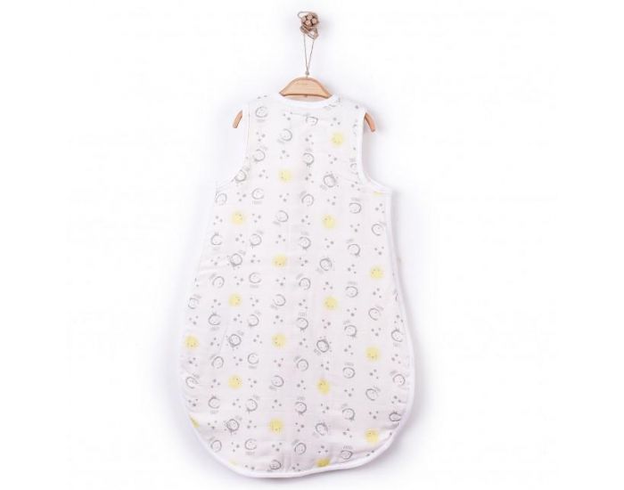 SEVIRA KIDS Gigoteuse lgre en mousseline de coton biologique - Dreams Jaune (8)