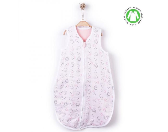 SEVIRA KIDS Gigoteuse lgre en mousseline de coton biologique - Dreams Rose (4)