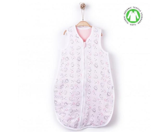SEVIRA KIDS Gigoteuse lgre en mousseline de coton biologique - Dreams Rose (7)