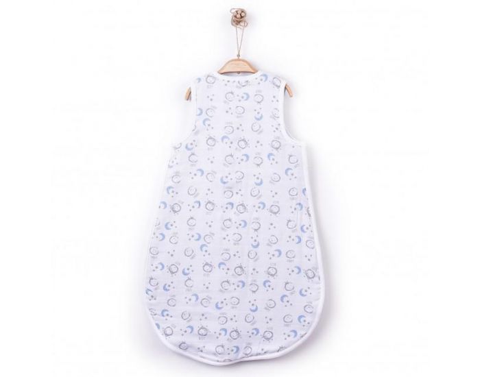 SEVIRA KIDS Gigoteuse lgre en mousseline de coton biologique - Dreams Bleu (8)