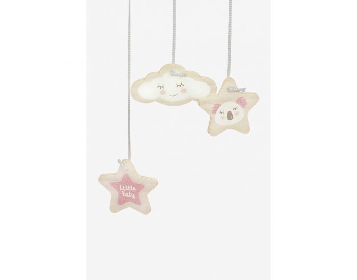 KADOLIS Porte-message Lune en bois (1)