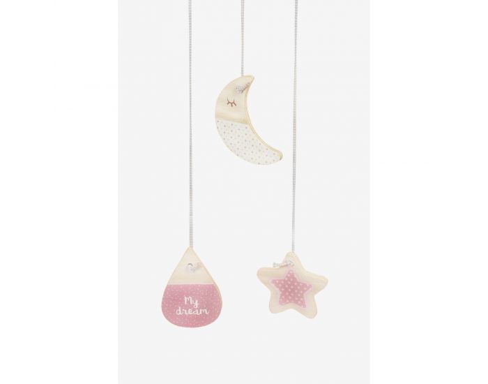 KADOLIS Porte-message Attrape-rve en bois - Koala Rose (6)